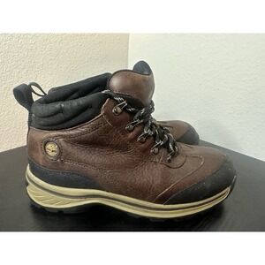 Timberland Backroads Hiker 22713 Brown Leather Jungle‎ Trail Hiking Boots Boys 3